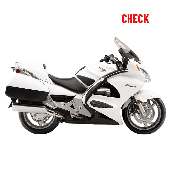2012 HONDA ST 1300 WHITE