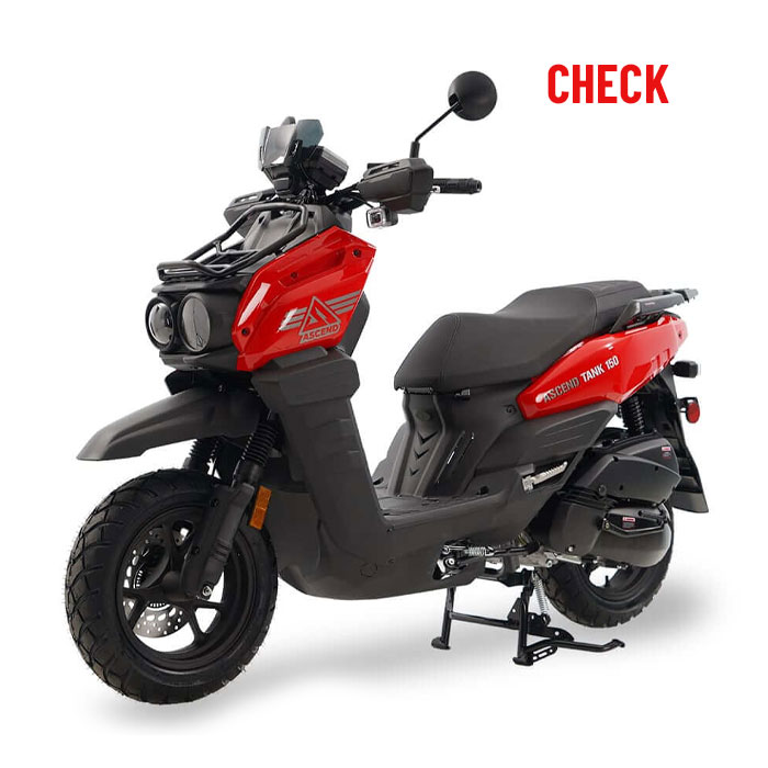 2024 TZTC RAVIDA ASCEND RED